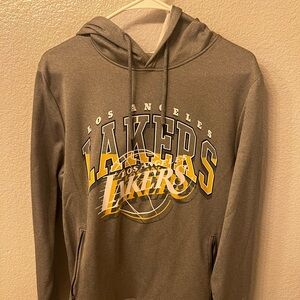 Grey and Yellow Lakers Hoodie